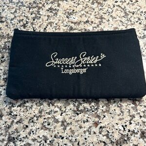 Longaberger Success Series Black money Bag